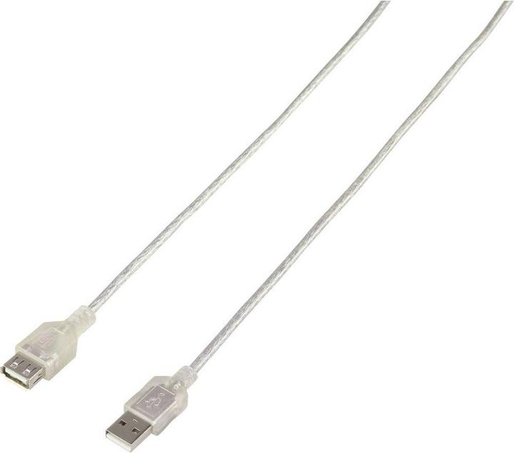 Renkforce USB 2.0 Anschlusskabel (1x USB 2.0 Stecker A (3 m, USB 2.0, 2.50 W)