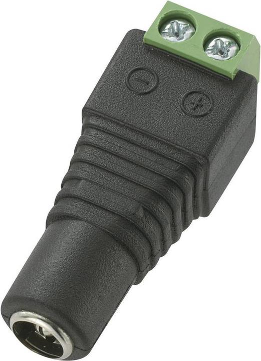 Immagine prodotto Tru Components DC12-F Connettore a bassa tensione Presa, dritta 5,5 mm 5,5 mm 2,1 mm 1 pz.