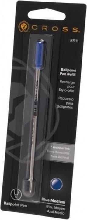 Cross Ballpoint (ink cartridges, Blue, 0.50 mm)