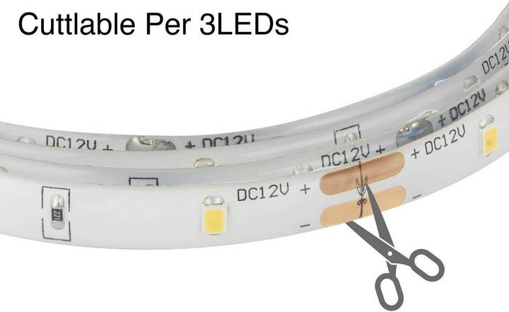 Image du produit No Name Bande LED avec PIR, 1.2 m (Blanc chaud, 120 cm, Intérieur)