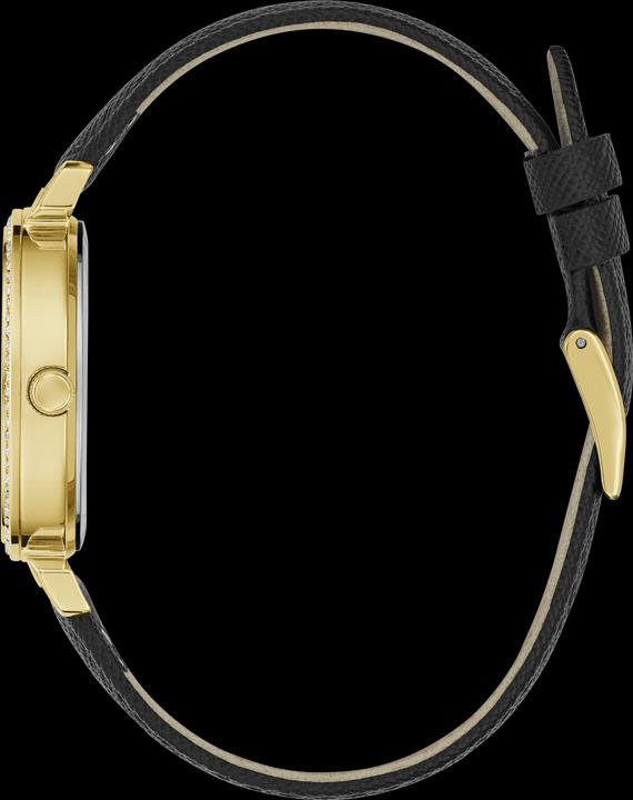 Immagine prodotto Guess P GLD CS W/ CRYS / SUN CHAMP GLITZ DL / BLK SAFFIANO LTR STRP Orologio da polso (32 mm)
