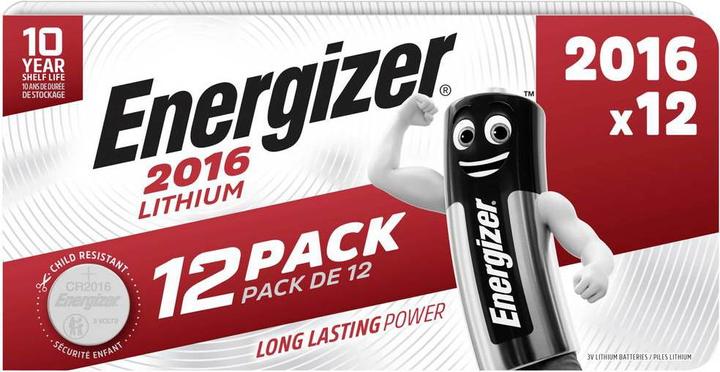 Energizer Lithium (12 Stk., CR2016, 90 mAh)