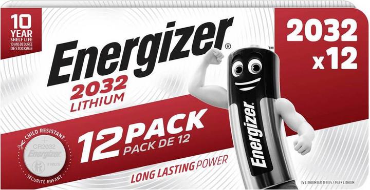 Energizer Lithium CR2032 (12 pcs., CR2032, 240 mAh)
