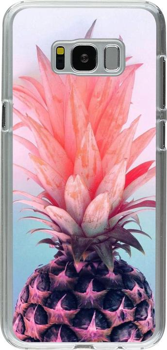 Actual product image PhoneLook Coque transparent Purple Pink Pineapple (Samsung Galaxy S8+)