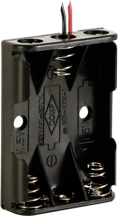 Immagine prodotto Velleman Portabatterie 3x Micro, cavo