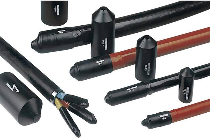 HellermannTyton Endkappe 1615-1-B8W-PEX-BK