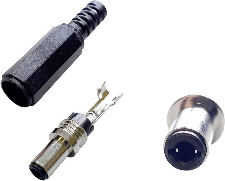 Produktbild BKL Electronic DC-Stecker 2.5mmx5.5mmx9.5mm, mit Federkontakt