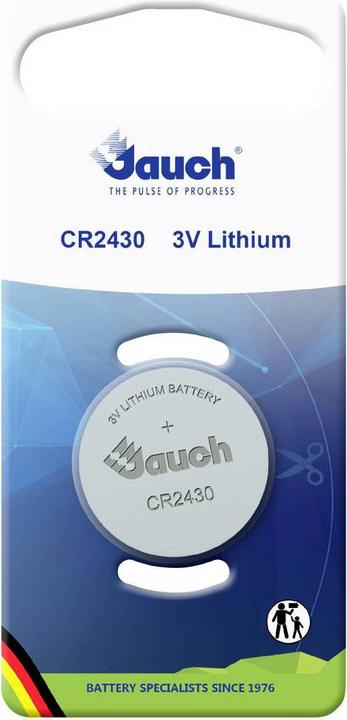 Jauch Lithium-Knopzelle (1 Stk., CR2430, 320 mAh)