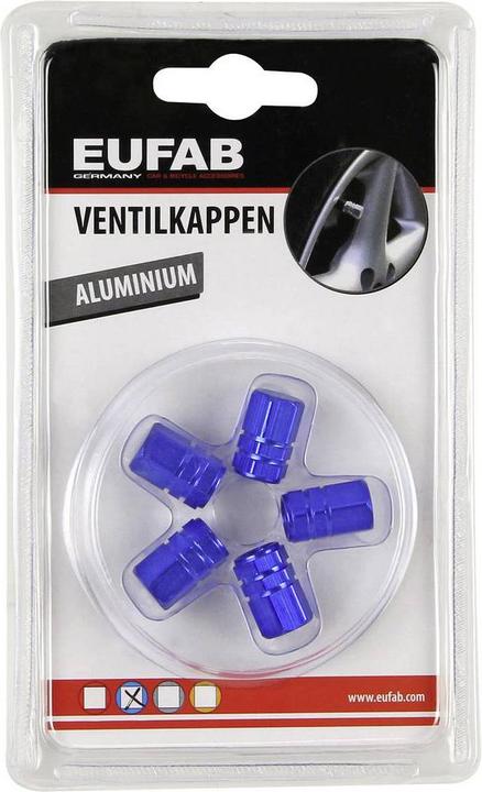 Eufab Aluminium-Ventilkappen 5tlg