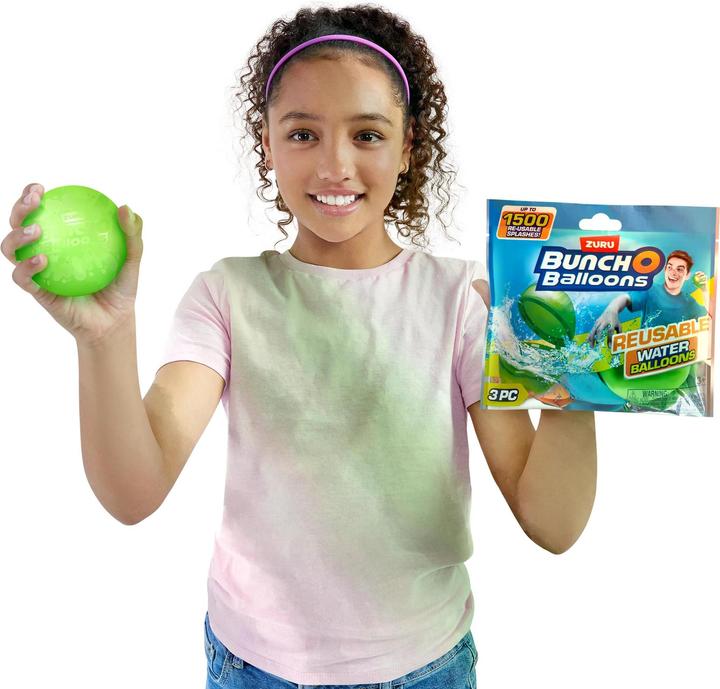 Actual product image Zuru Bunch O Balloons Reusable Water Balloons 3pack ass. (3 x)