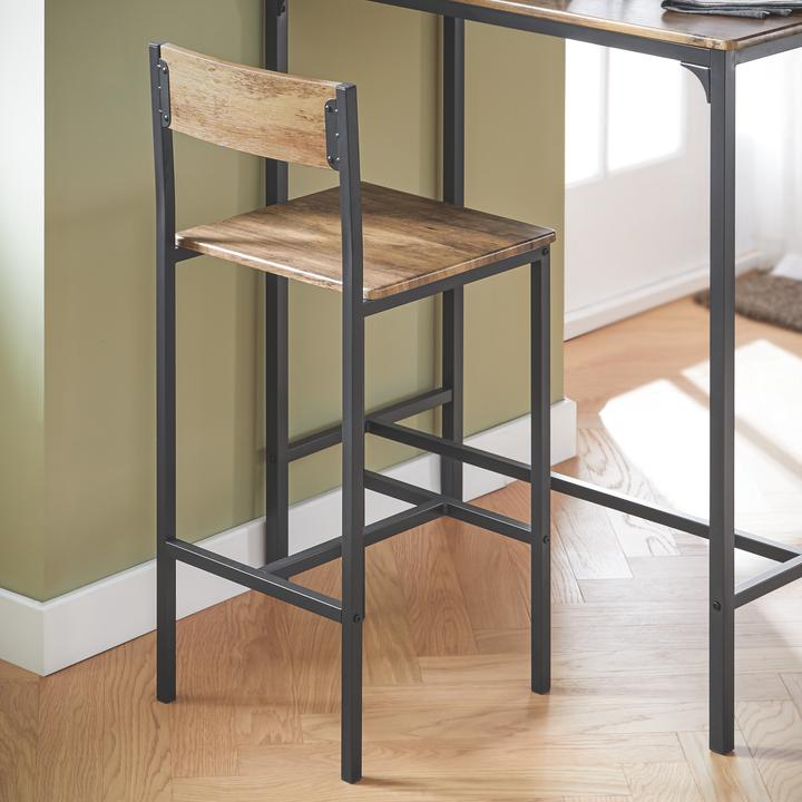 Actual product image SoBuy Bar table with 2 stools (89 x 45 x 100 cm)