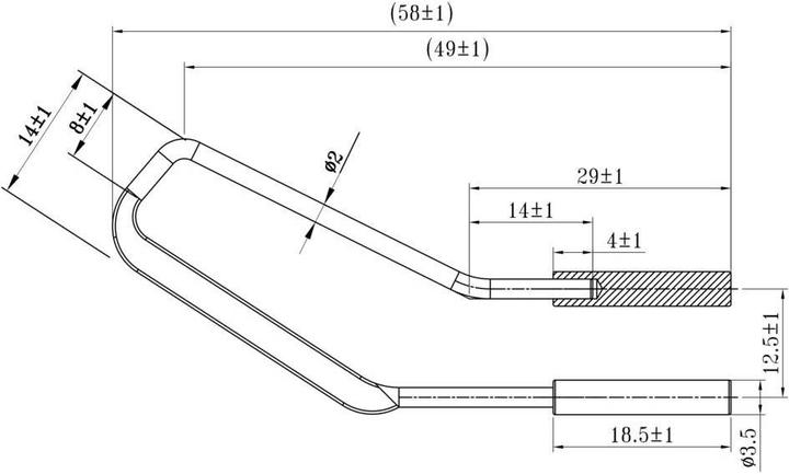 Produktbild Toolcraft Seilschneidspitze für Lötpistole 100 W (Lötspitze)