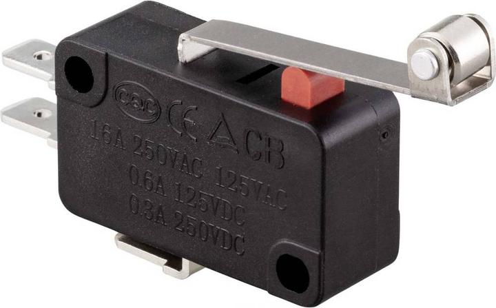 Tru Components Microschalter mit Rolle KW3-16A-6C