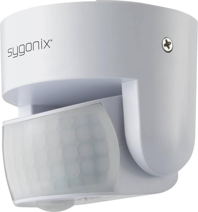 Produktbild Sygonix SY-4755360 Decke, Wand, Oberflächenmontage PIR-Bewegungsmelder 180 ° Relais Weiss IP65 (12 m)