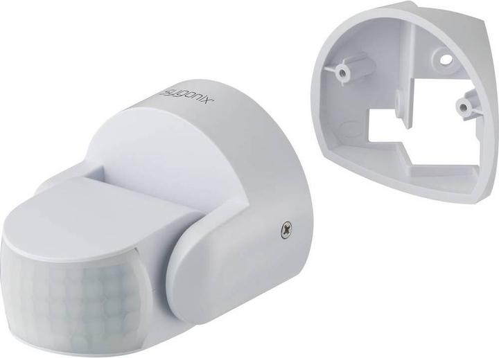 Produktbild Sygonix SY-4755360 Decke, Wand, Oberflächenmontage PIR-Bewegungsmelder 180 ° Relais Weiss IP65 (12 m)