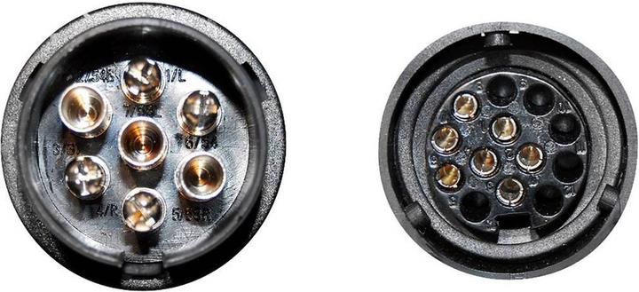Actual product image TFA Short adapter MINI 7- to 13-pin