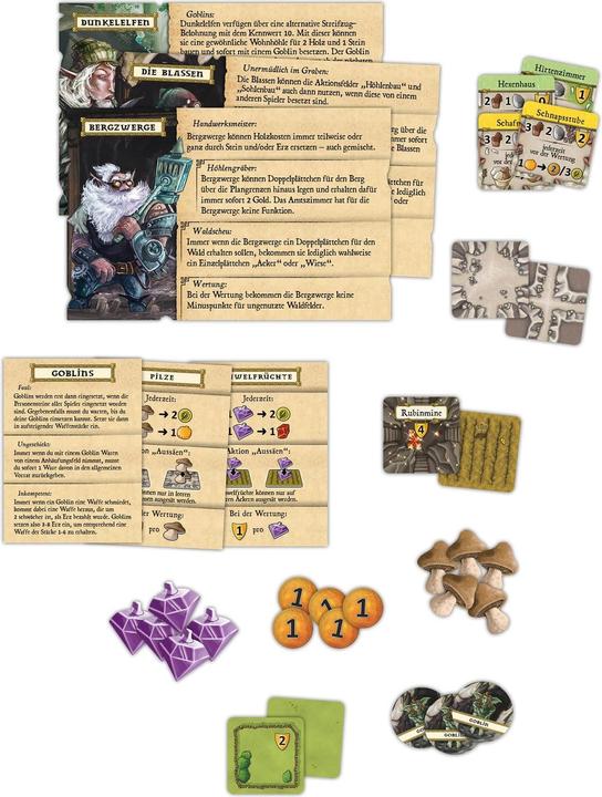 Produktbild Lookout LOOD0041 - Caverna - Die Vergessenen Völker, Brettspiel (DE-Erweiterung) (Deutsch)