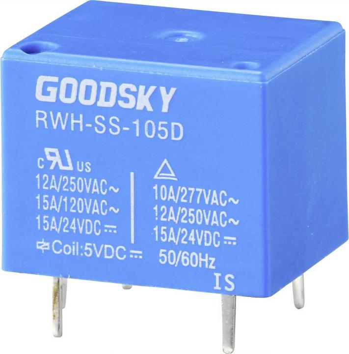 Goodsky Relais d'impression SPDT 5V série RWH 12A