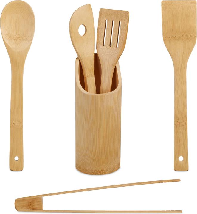 Relaxdays Kit d'ustensiles de cuisine 6 pièces