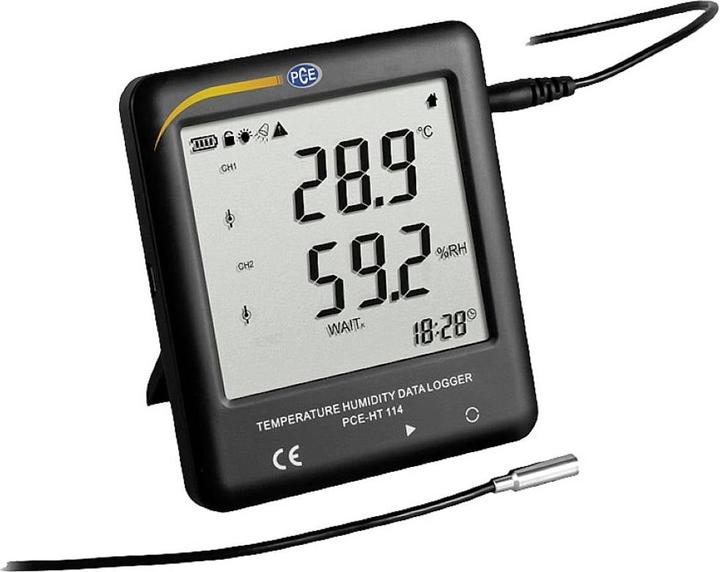 PCE Instruments PCE-HT 114 Multi-Datenlogger Messgrösse Temperatur, Luftfeuchtigkeit