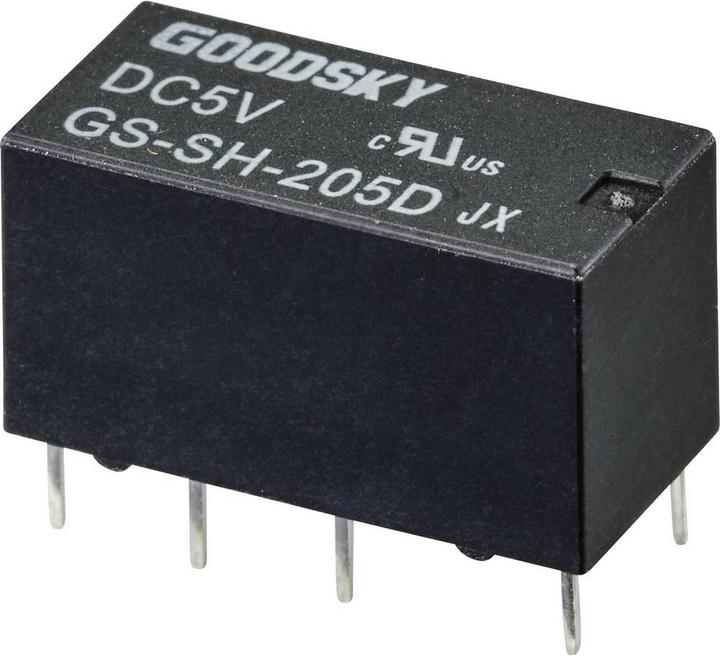 Actual product image Goodsky 5v Gs-d Series 1a DPDT Print Relay