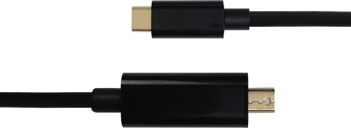 Actual product image Deltaco Mini DisplayPort — USB Typ C (1 m, USB 3.0)