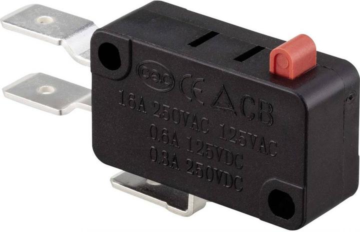 Actual product image Tru Components Micro switch with pin KW3-16A-B