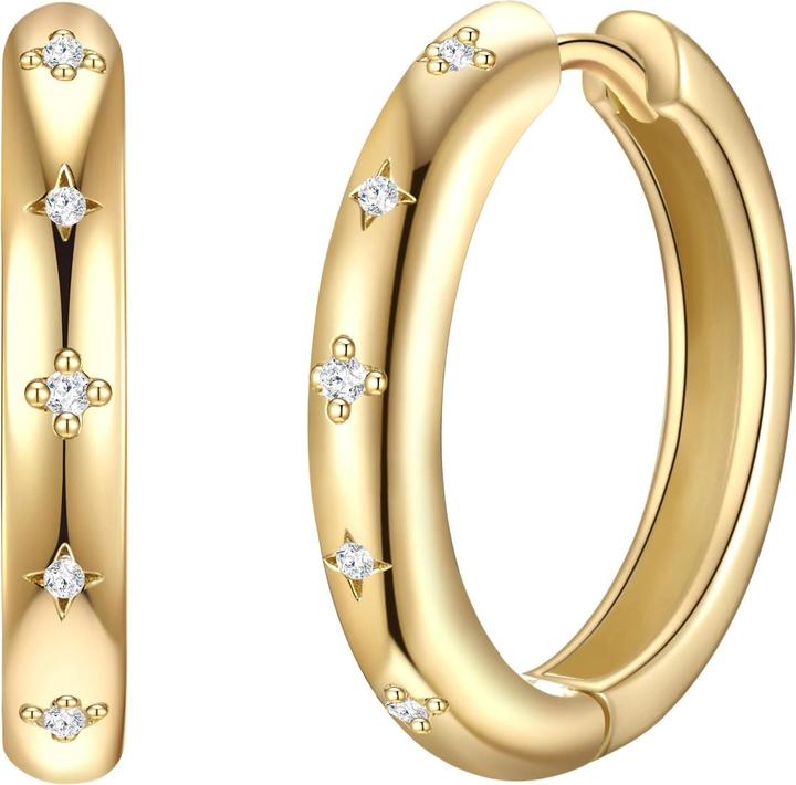 Immagine prodotto Glanzstücke München Donna Argento Sterling Cubic Zirconia Oro Giallo - 30344 (Argento)