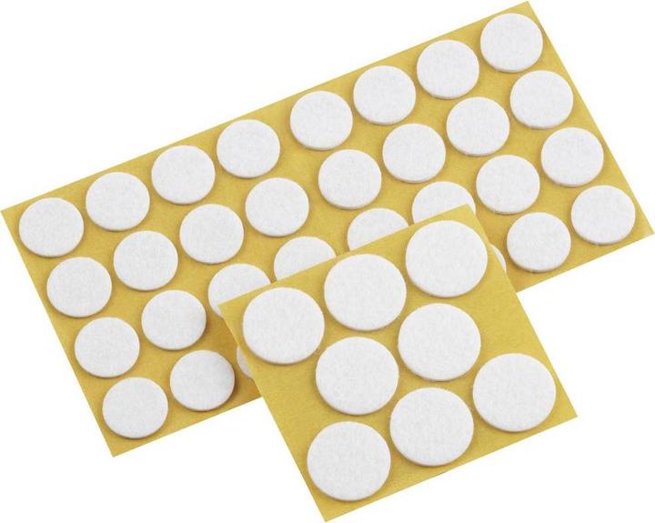Produktbild Metafranc Filz-Gleiter-Sortiment selbstklebend, 104-teilig (Filzgleiter, 104 Stück)