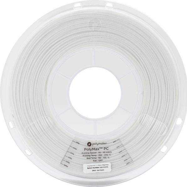 Immagine prodotto Polymaker PCMax (Carbonio, 1.75 mm, 750 g, Bianco)