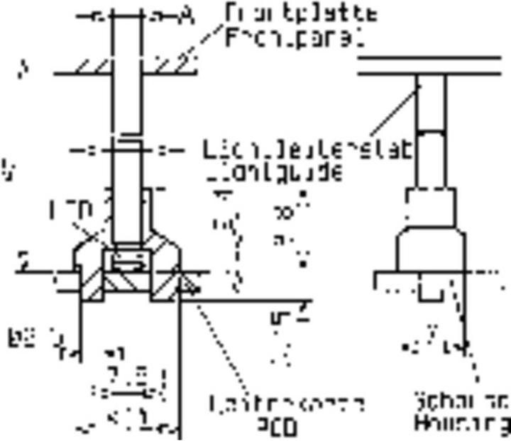 Produktbild Mentor Lichtleiter stehend für SMD