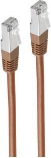 Actual product image Shiverpeaks ®-BASIC-S--Patch cable cat. 5e SF/UTP brown 20m (SF/UTP, CAT5e, 20 m)