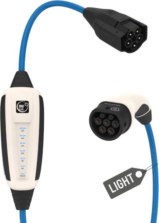 Produktbild NRGkick 16A Pure light 5m 87501000 mobile Ladestation (Typ 2, 11 kW, 16 A)