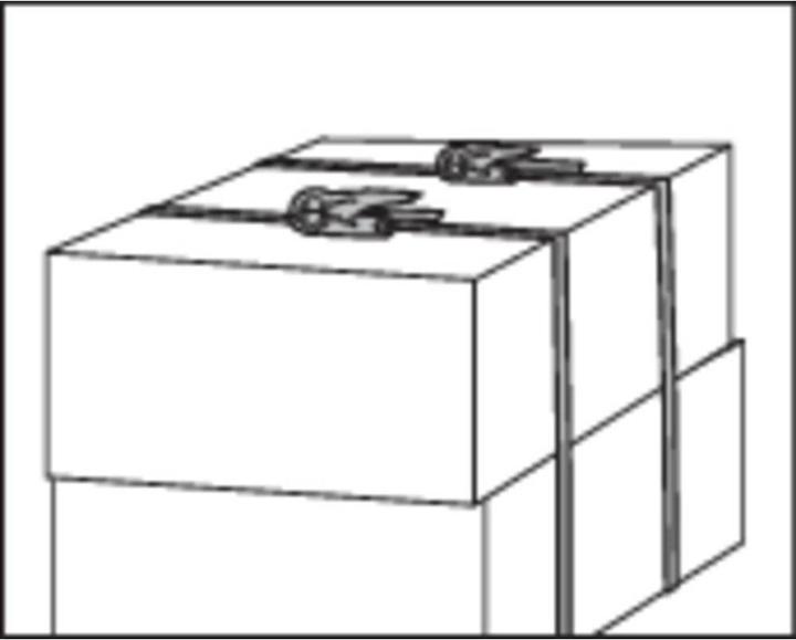 Image du produit Toolcraft Sangle avec fermeture par serrage 3 m x 25 mm, 125 kg