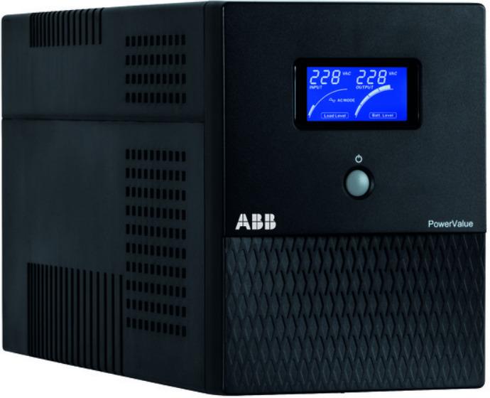 Actual product image ABB PowerValue 11LI Pro 600VA (600 VA, 360 W, Line-interactive UPS)