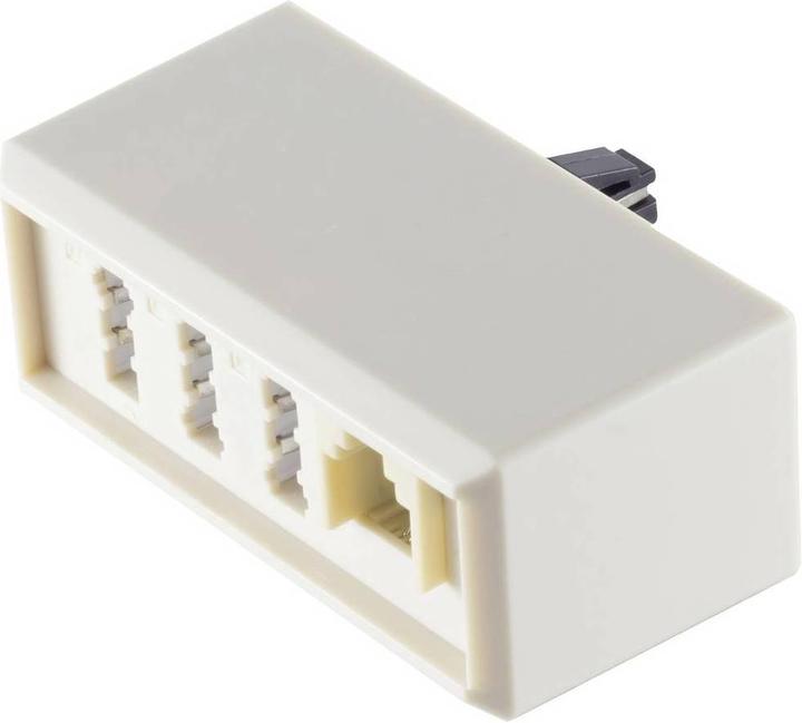 Shiverpeaks BASIC-S Telefon-Adapter, TAE-F Stecker (RJ-11, RJ11 (1x))