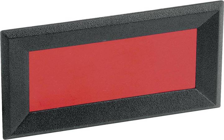 Produktbild Mentor 2656.8422 Frontrahmen Schwarz Rot B x H T 64 28 2.3 mm ABS