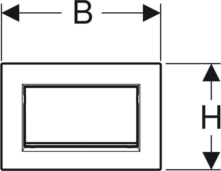 Actual product image Geberit Sigma30