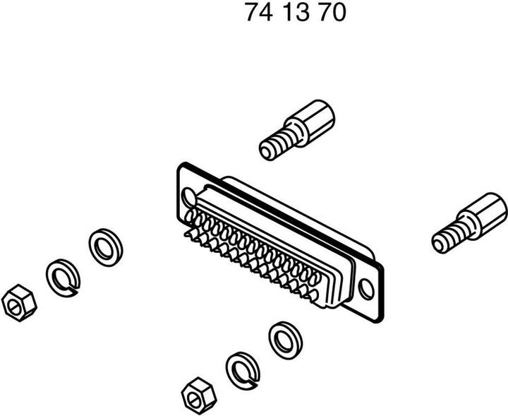 Produktbild BKL Electronic D-SUB Schraubverriegelungssatz