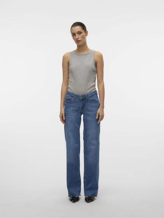 Actual product image Vero Moda VMVANESSA Niedrige Taille Weiter Beinschnitt Jeans Hose mit weitem Beinschnitt (W25/L32)