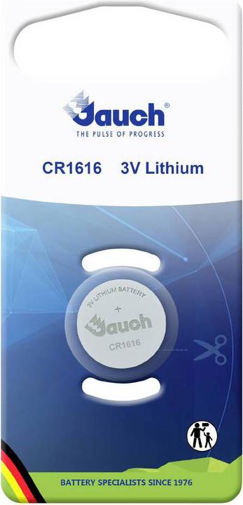 Actual product image Jauch Lithium button cell (1 pcs., CR1616, 55 mAh)