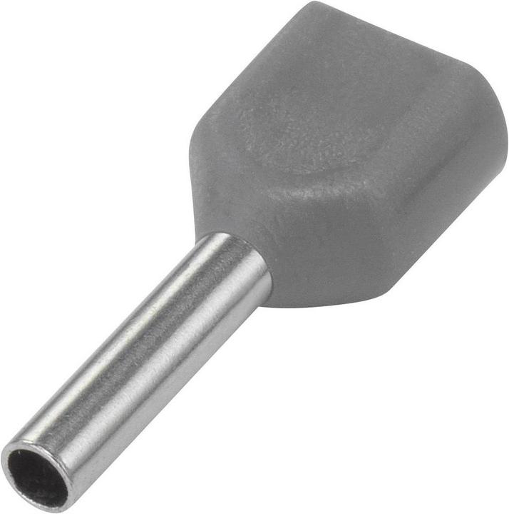 Tru Components Zwillingsaderendhülse, isoliert