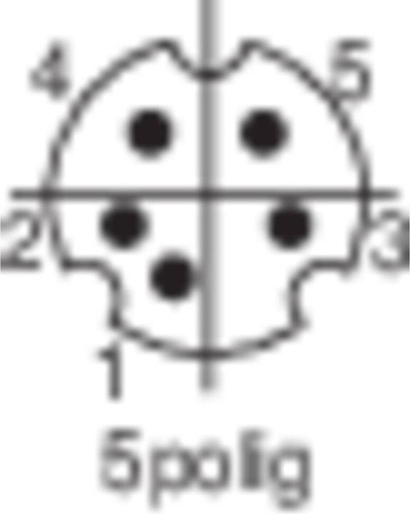 Actual product image BKL Electronic Mini DIN connector