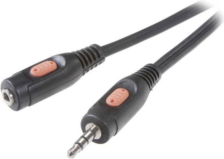 SpeaKa Professional Speaka 3.5 mm Klinkenverlängerung 5 m (5 m, 2.5mm)