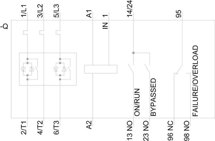 Actual product image Siemens Soft starter 11kW 400V SIRIUS 3RW40