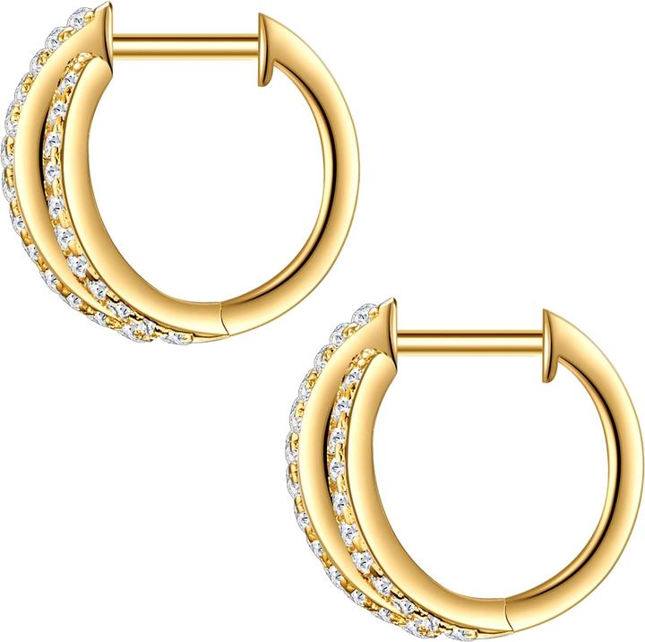 Immagine prodotto Trilani Donna Argento Sterling Cubic Zirconia Oro Giallo - 26775 (Argento)