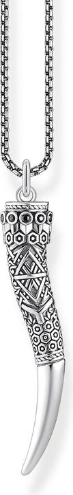 Produktbild Thomas Sabo Kette Acanthus Horn (925 Sterlingsilber, Geschwärzt, 45 - 50 cm)