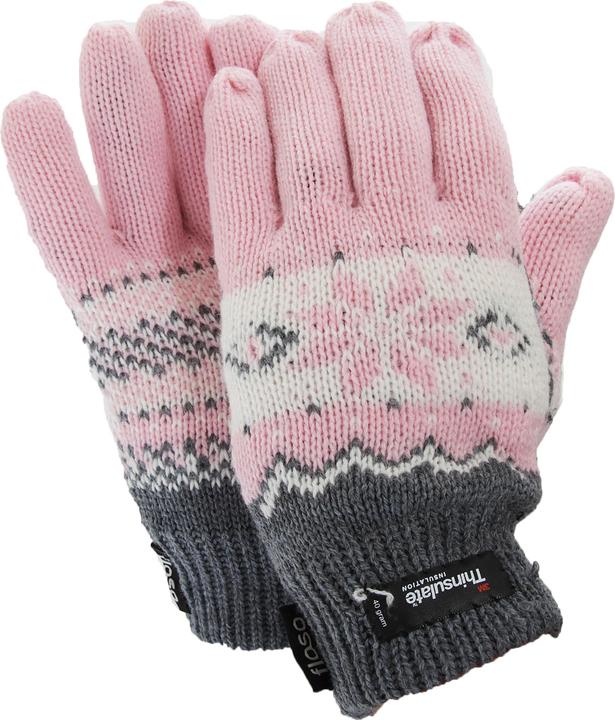 Actual product image Floso Thermal knitted gloves with Norwegian pattern (One size)