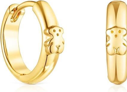 Tous Basics Bear Earrings made of Vermeil Silver and Sterling Silver (Vermeil Silber und Sterling Silber)