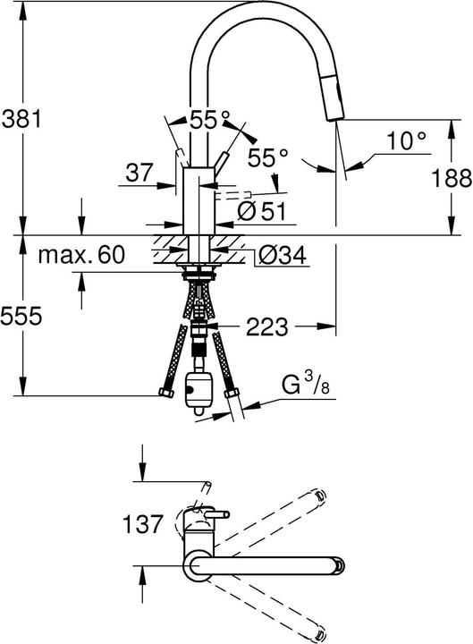 Image du produit Grohe Mitigeur d'évier à levier unique Concetto